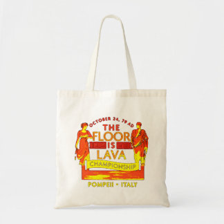 Bolso De Tela Pompeya Floor es el Campeonato de Lava