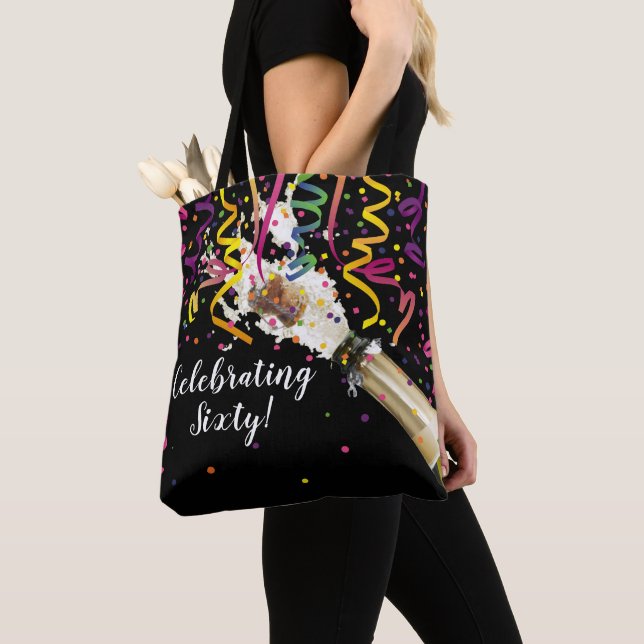 Bolso De Tela Pon El Cork Y Celebra (Detalle)