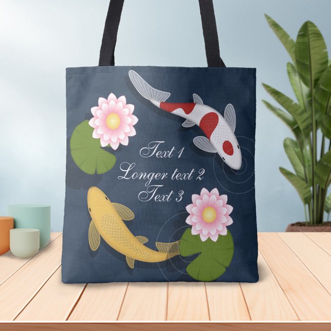 Bolso De Tela Pond Koi Fish (Subido por el creador)