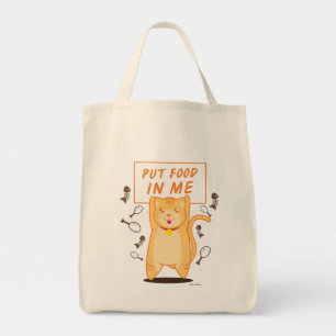 Bolso De Tela Poner comida en mí