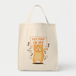 Bolso De Tela Poner comida en mí