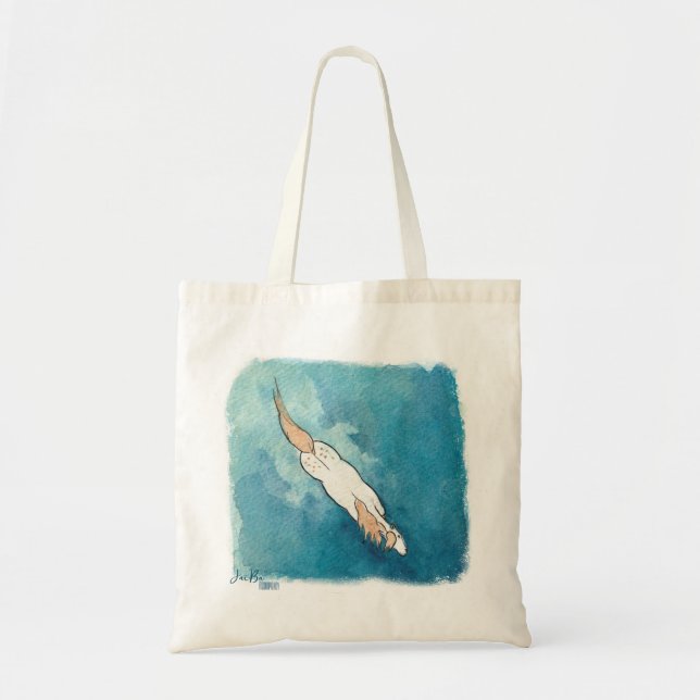 Bolso De Tela Poney nage Sac fourre-tout (Frente)