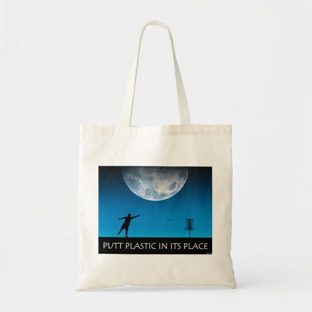 Bolso De Tela Ponga El Plástico En Su Lugar (Frente)