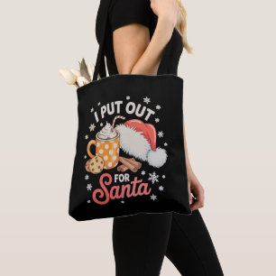 Bolso De Tela Pongo Galletas Para Santa Cacao Caliente Navidad