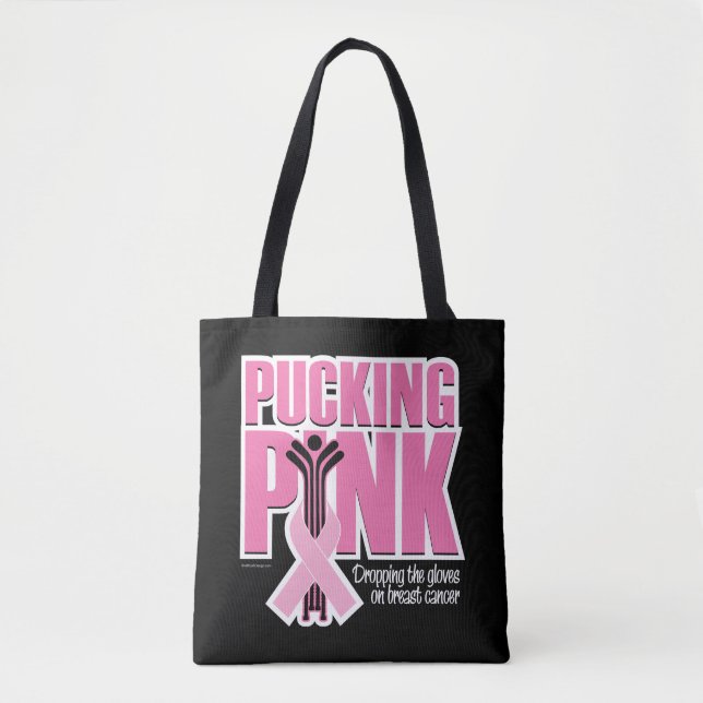 Bolso De Tela Poniendo rosado (hockey) (Anverso)
