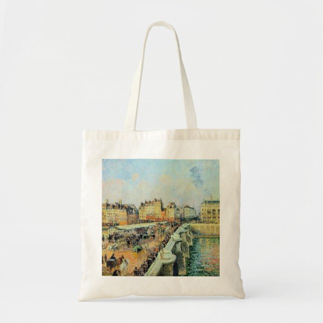 Bolso De Tela Pont Neuf, Tarde, Sunlight Camille Pissarro (Frente)