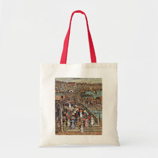 Bolso De Tela Ponte Della Paglia, Venecia de Maurice Prendergast