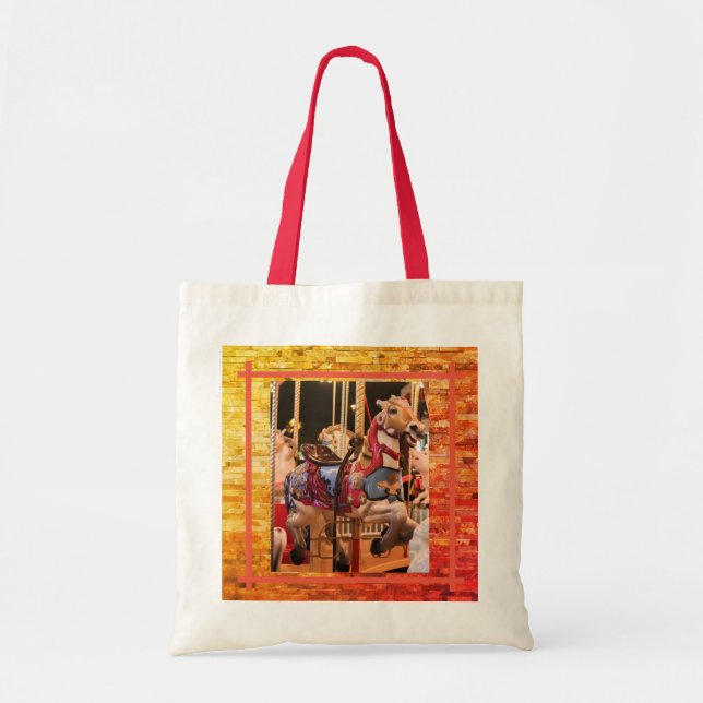 Bolso De Tela Pony Ride (Frente)