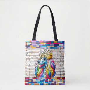 Bolso De Tela Poodle - Arte musulmán colorido