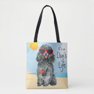 Bolso De Tela Poodle de juguete de verano