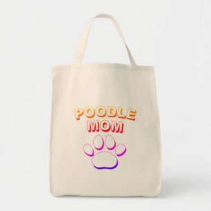 Bolso De Tela Poodle Mom