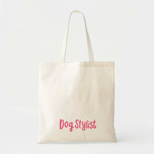 Bolso De Tela Poodle Perro Perro Perro Groomer Artista de Pieles (Frente)