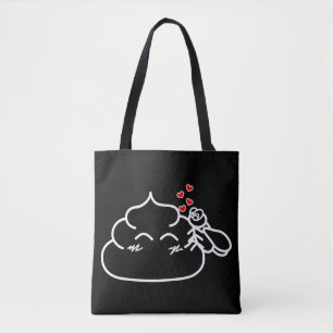 Bolso De Tela Poop in Love - Brootsch the PooPoo