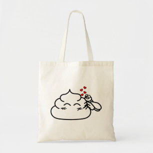 Bolso De Tela Poop in Love - Brootsch the PooPoo
