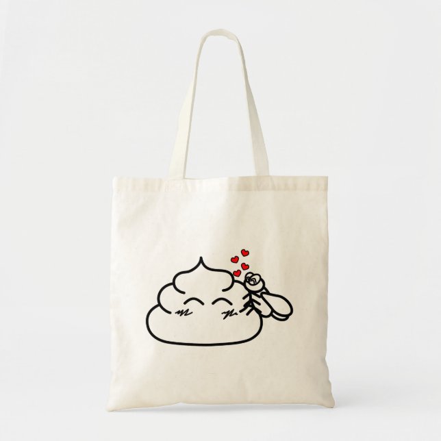 Bolso De Tela Poop in Love - Brootsch the PooPoo (Frente)