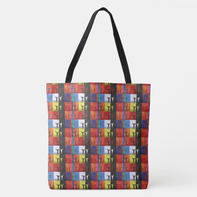 Bolso De Tela Pop art no.1 by Yeshaya Dank - unity & harmony (Anverso)