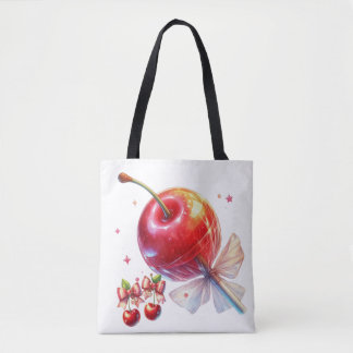 Bolso De Tela Pop de Cereza