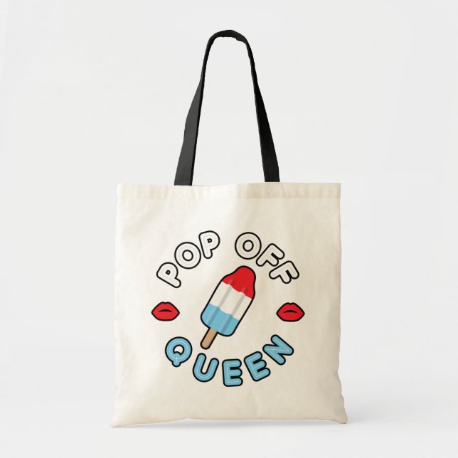 Bolso De Tela Pop Off Queen Popsicle (Frente)
