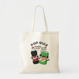 Bolso De Tela Pop Prueba Graciosa Soda Pop Pun