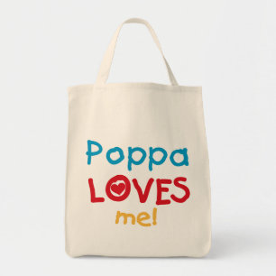 Bolso De Tela Poppa me ama camisetas y regalos