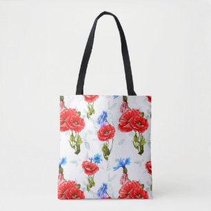 Bolso De Tela Poppies
