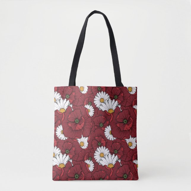 Bolso De Tela Poppies (Anverso)