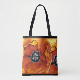 Bolso De Tela Poppies Galore