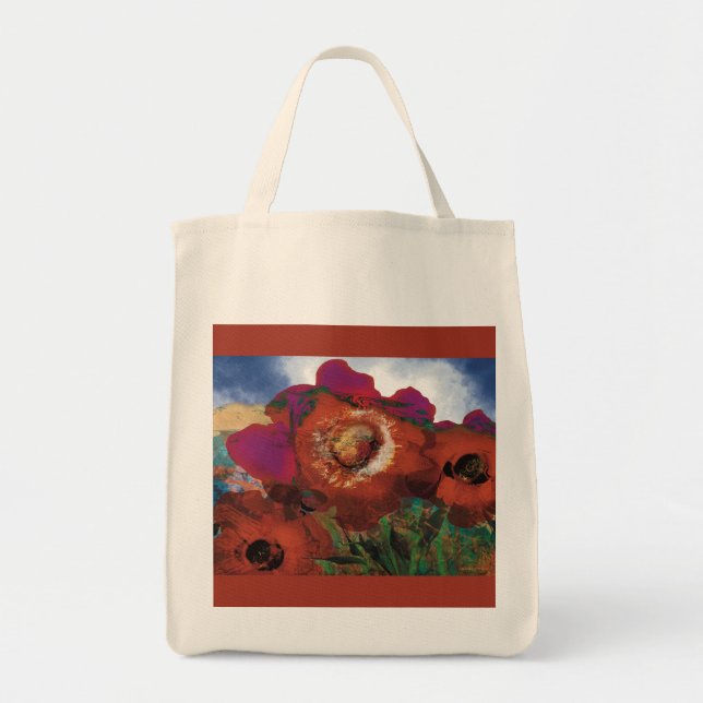 Bolso De Tela Poppies Tote Bag (Frente)