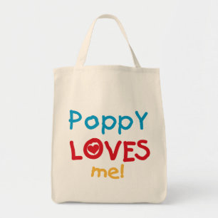 Bolso De Tela Poppy me ama camisetas y regalos