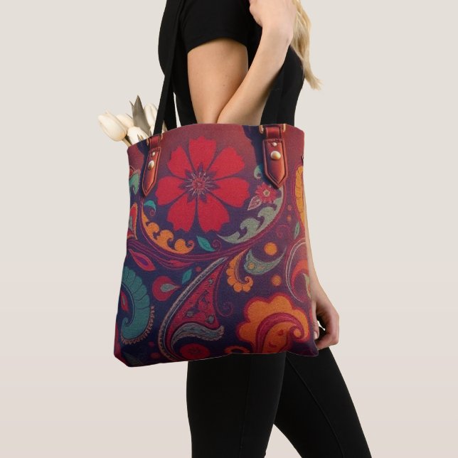Bolso De Tela Poppy & Paisley: (Detalle)