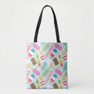 Bolso De Tela Pops de helados ilustrados