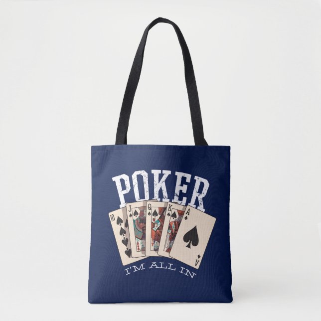 Bolso De Tela Póquer todo en (Anverso)