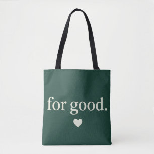 Bolso De Tela Por buena estética de cita positiva minimalista