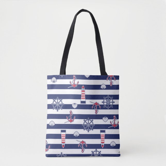 Bolso De Tela Por el modelo del mar (Anverso)
