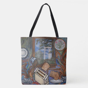 Bolso De Tela Por la mañana Rush Tote Bag