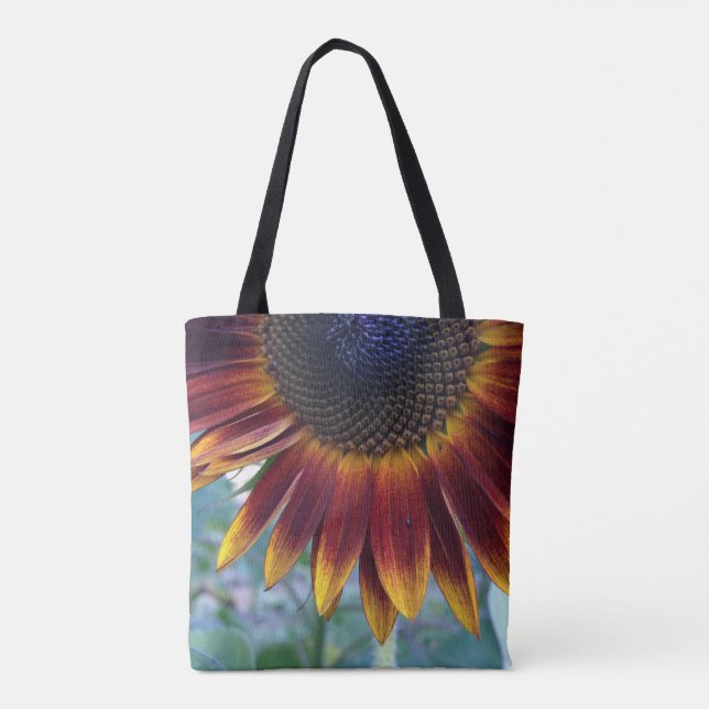 Bolso De Tela Por la noche Sun Mix Sunflower Tote Bag (Reverso)