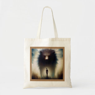 Bolso De Tela Porcupina animal espiritual 1