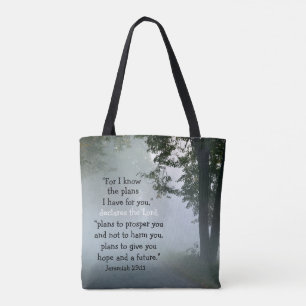 Bolso De Tela Porque sé los planes que tengo, la Escritura Jerem
