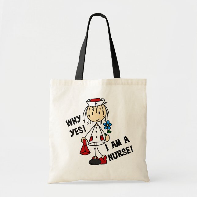 Bolso De Tela Porqué soy sí enfermera (Frente)