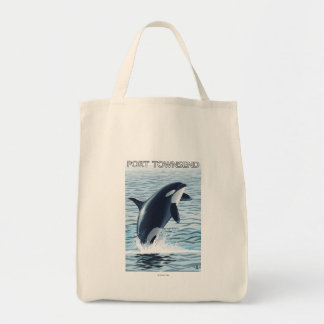 Bolso De Tela Port Townsend, WashingtonOrca Jumping