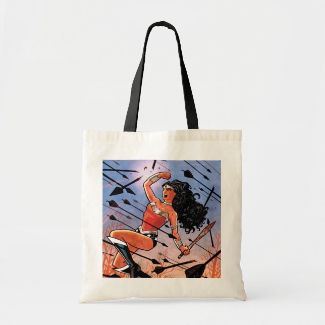 Bolso De Tela Portada de mujer maravilla #1 (Frente)