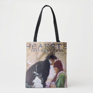Bolso De Tela Portada internacional de Hearst's, Alphonse Mucha