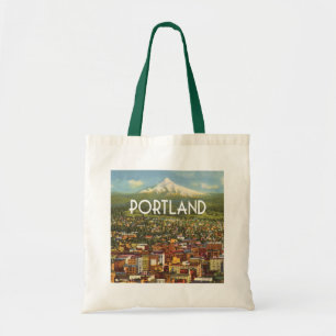 Bolso De Tela Portland, escena del vintagecity de Oregan