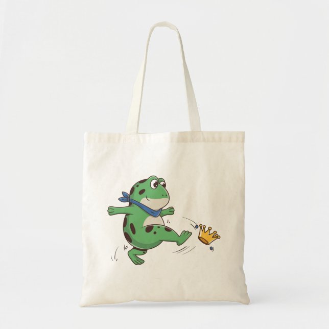 Bolso De Tela Portland Frog Protest Anti ICE  (Frente)