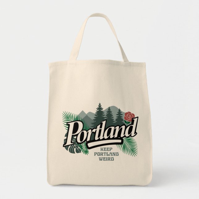 Bolso De Tela Portland Oregon (Frente)
