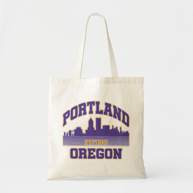 Bolso De Tela Portland, Oregón (Frente)