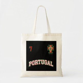 Bolso De Tela Portugal Number 7 (+BACK) Soccer Team Sports Tee