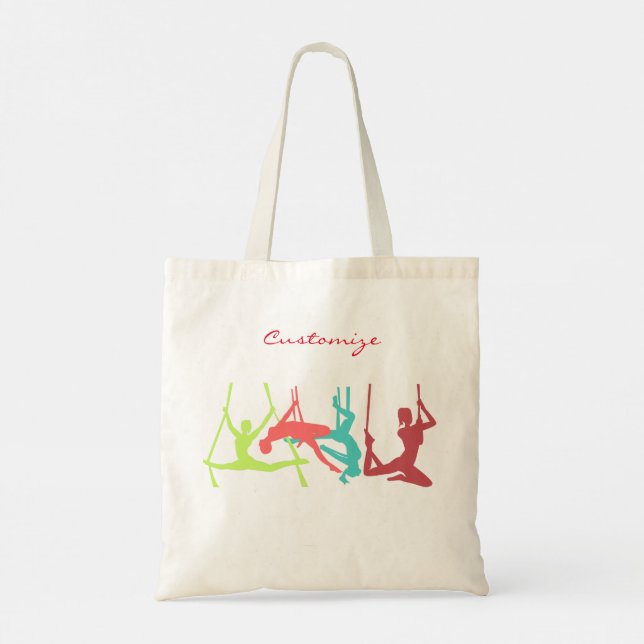 Bolso De Tela Poses de fitness aérea Thunder_Cove (Reverso)