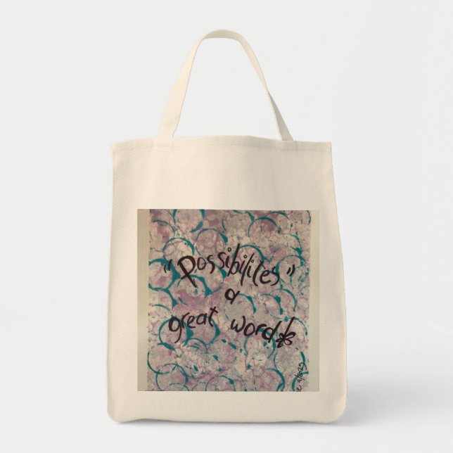 Bolso De Tela Posibilidades (Frente)