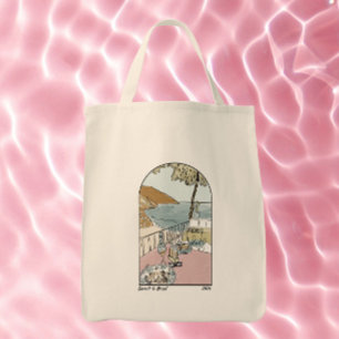 Bolso De Tela Positano Italia Boda bienvenido a los favores